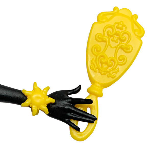 Disney Princess Rapunzel Doll Size Replacement Yellow Mirror & Sun Bracelet Accessories
