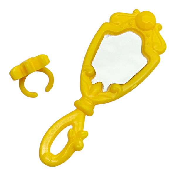 Disney Princess Rapunzel Doll Size Replacement Yellow Mirror & Sun Bracelet Accessories