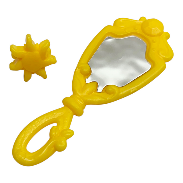 Disney Princess Rapunzel Doll Size Replacement Yellow Mirror & Sun Bracelet Accessories