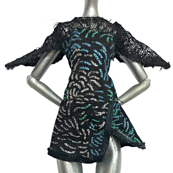 Ever After High 1st Chapter Original Faybelle Thorn Doll Outfit Replacement Black Shirt