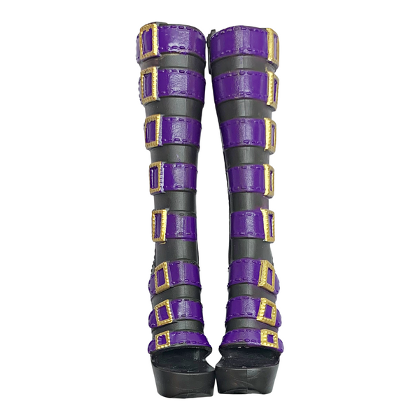 Monster High Clawdeen Wolf 17" Frightfully Tall Large Doll Replacement Purple Shoes
