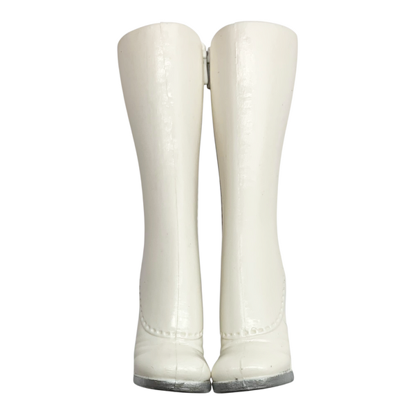 Monster High Scarah Screams I Heart (Love) Fashion Doll Replacement Shoes Tall White Boots