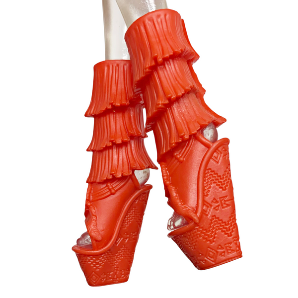 Monster High Isi Dawndancer Brand Boo Students Doll Prototype / Factory Sample Red Shoes