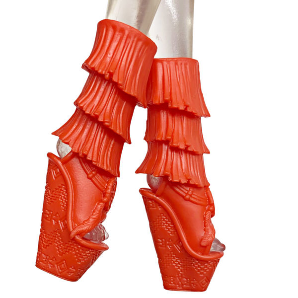 Monster High Isi Dawndancer Brand Boo Students Doll Prototype / Factory Sample Red Shoes