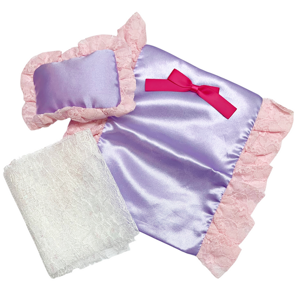 Licca-Chan Licca Castle Dreaming Princess Room Pillow, Blanket & Canopy Curtains