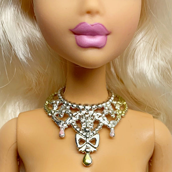 Project Mc2 Adrienne Attoms Lemon Soap Doll Replacement Silver & Gold Necklace