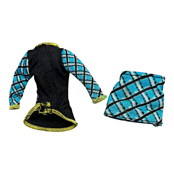 Monster High Frankie Stein Ghoul Spirit Doll Outfit Replacement Shirt & Skirt