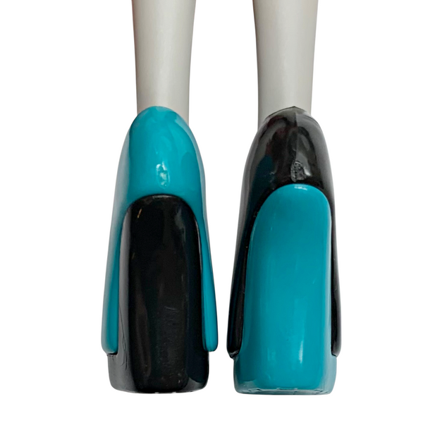 Monster High Frankie Stein Ghoul Spirit Doll Replacement Black & Blue Shoes