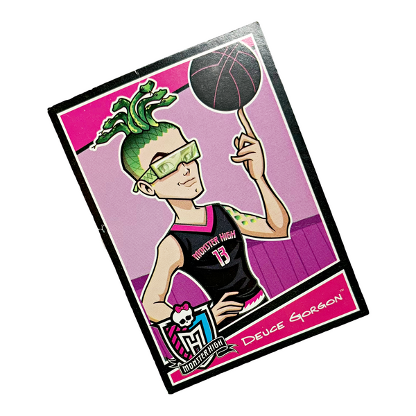 Monster High Deuce Gorgon Scream Uniform Doll Fashion Pack Outfit Character Trading Card