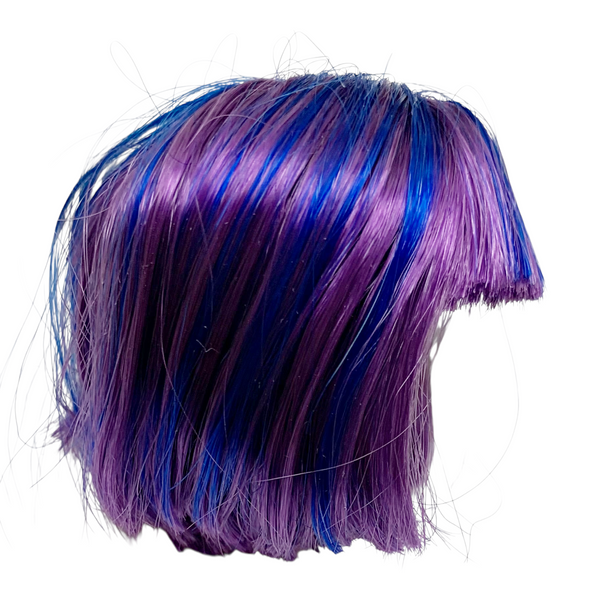 Monster High Cat Create-A-Monster Doll Replacement Short Purple And Blue Wig Part