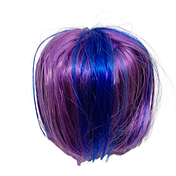 Monster High Cat Create-A-Monster Doll Replacement Short Purple And Blue Wig Part