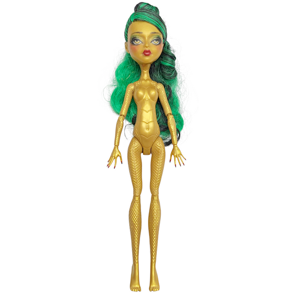 Monster High Jinafire Long Gloom & Bloom Custom Painted OOAK Replacement Doll