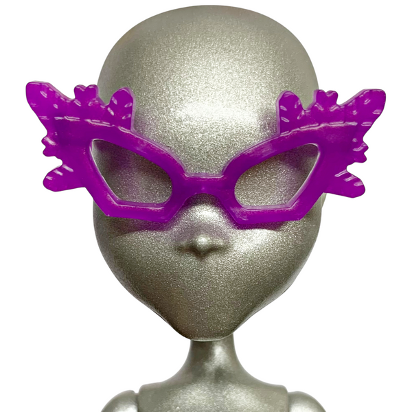 Monster High Abbey Bominable Geek Shriek Doll Replacement Purple Glasses