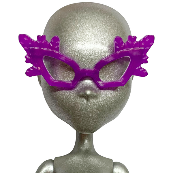 Monster High Abbey Bominable Geek Shriek Doll Replacement Purple Glasses