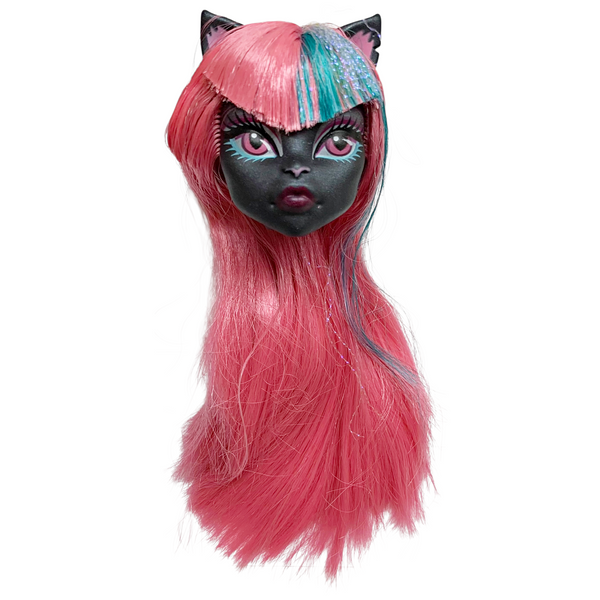 Monster High Catty Noir Boo York Schemes Doll Replacement Head Part
