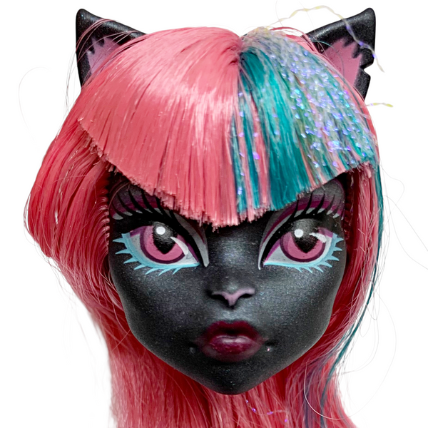 Monster High Catty Noir Boo York Schemes Doll Replacement Head Part
