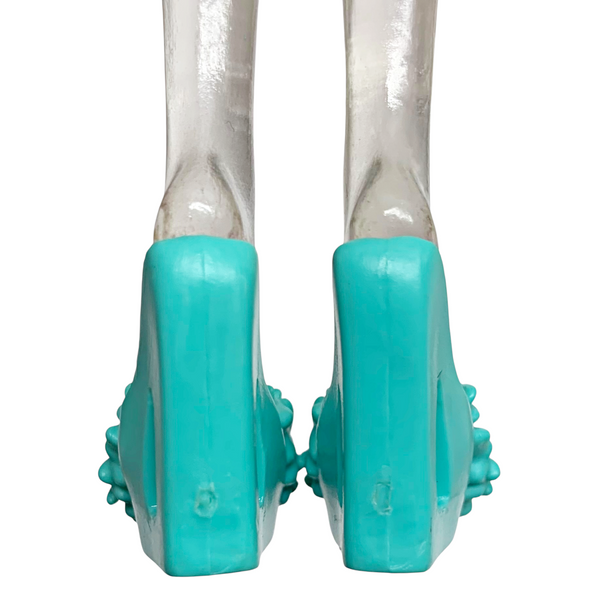 Monster High Cleo De Nile Dead Tired Doll Replacement Shoes Green Slippers