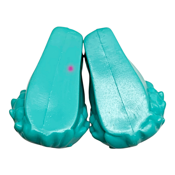 Monster High Cleo De Nile Dead Tired Doll Replacement Shoes Green Slippers