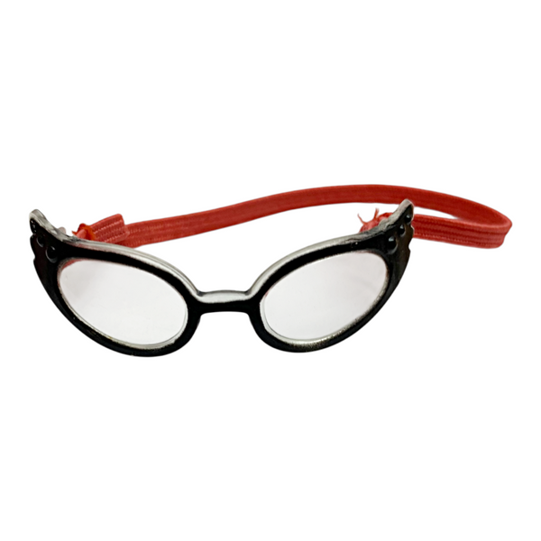 Monster High Ghoulia Yelps Physical Deaducation Doll Replacement Black & Red Goggle Glasses