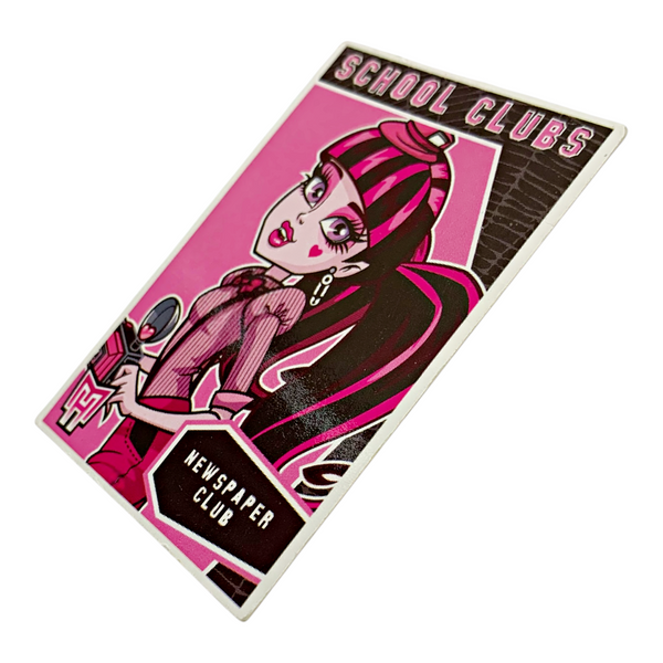 Monster High Draculaura Newspaper Club Doll Fashion Pack Outfit Replacement Card