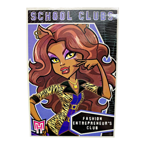 Monster High Clawdeen Fashion Pack Entrepreneur's Club Replacement Card