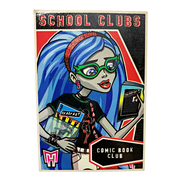 Monster High Ghoulia Comic Book Club Deadfast Fashion Pack Replacement Character Card