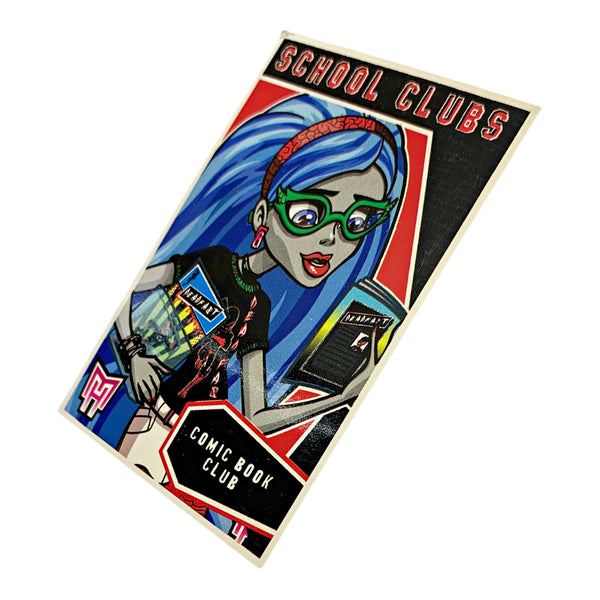 Monster High Ghoulia Comic Book Club Deadfast Fashion Pack Replacement Character Card