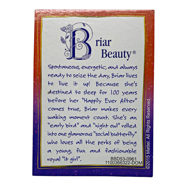 Ever After High Briar Beauty 1st Chapter Doll Replacement Character Trading Card