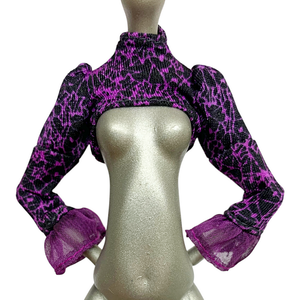 Monster High Elissabat Frights Camera Action Doll Outfit Replacement Shrug Top