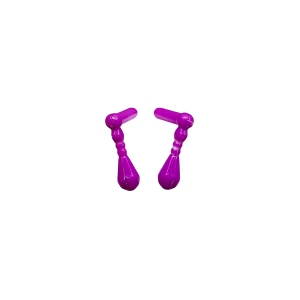 Monster High Elissabat Frights Camera Action Doll Replacement Pair Of Purple Earrings