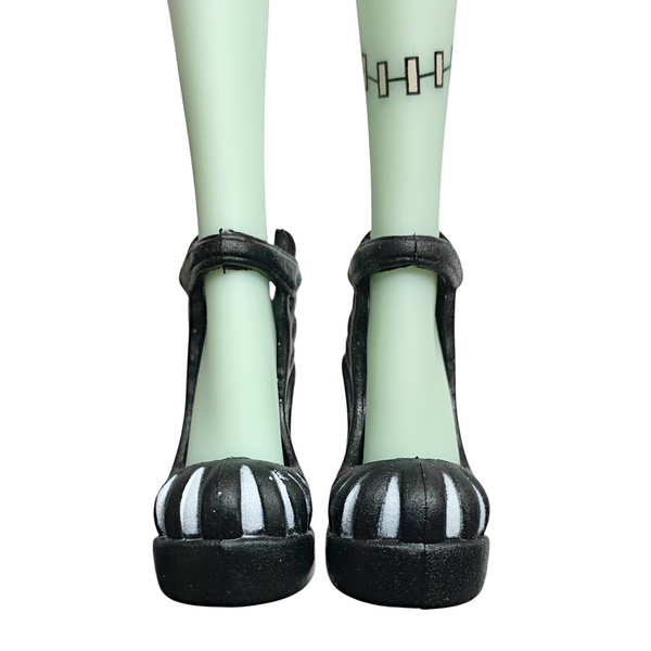 Monster High Frankie Stein Doll Replacement Signature Original Style Black & White Shoes