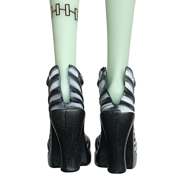 Monster High Frankie Stein Doll Replacement Signature Original Style Black & White Shoes