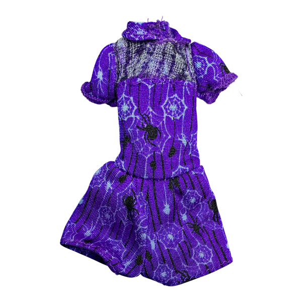Monster High Twyla Boogeyman Coffin Bean Doll Outfit Replacement Purple Romper