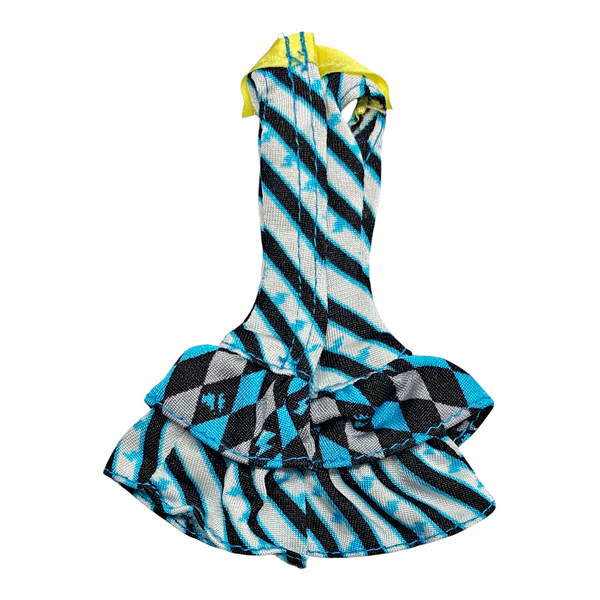 Monster High Frankie Stein Picture Day Outfit Replacement Doll Lightning Bolt Dress