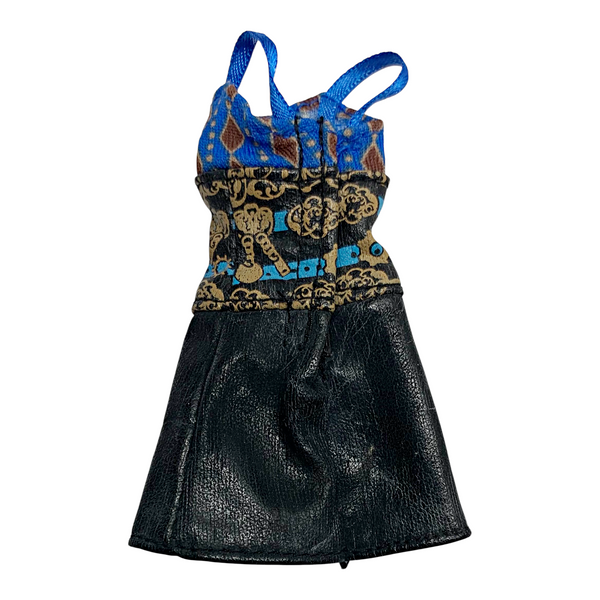 Monster High Robecca Steam Signature Doll Outfit Replacement Black & Blue Dress