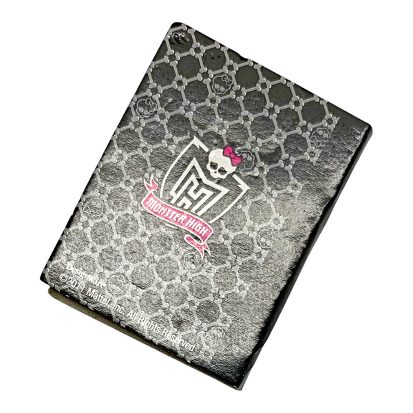 Monster High Doll Size Black Decomposition Notebook Book With Real Paper Pages