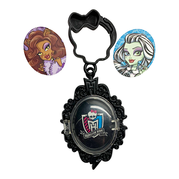 Monster High McDonald's Happy Meal Toy Ghoulfriend Locket Keychain Set