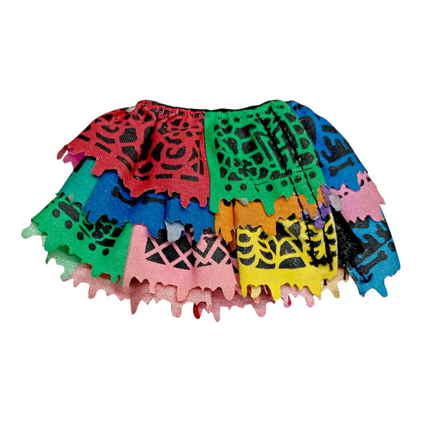 Monster High Skelita Calaveras Scaris Doll Outfit Replacement Colorful Layered Skirt