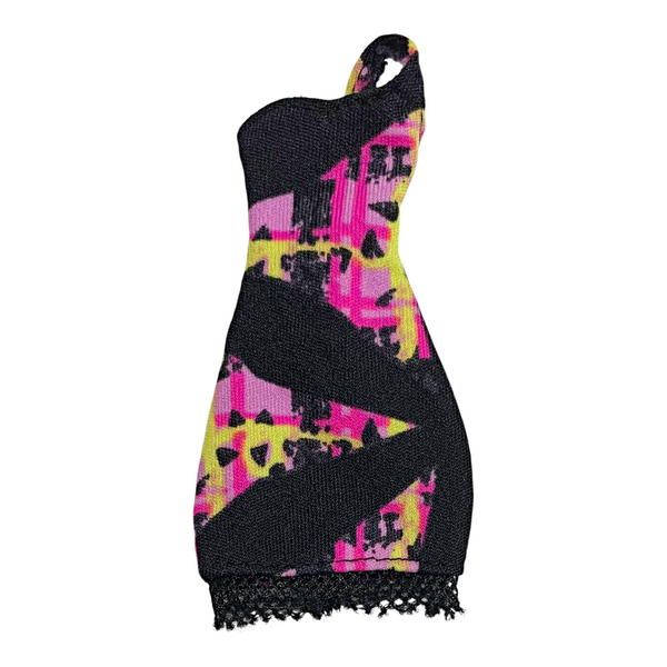 Monster High Venus McFlytrap Music Festival Doll Outfit Replacement Black And Pink Dress