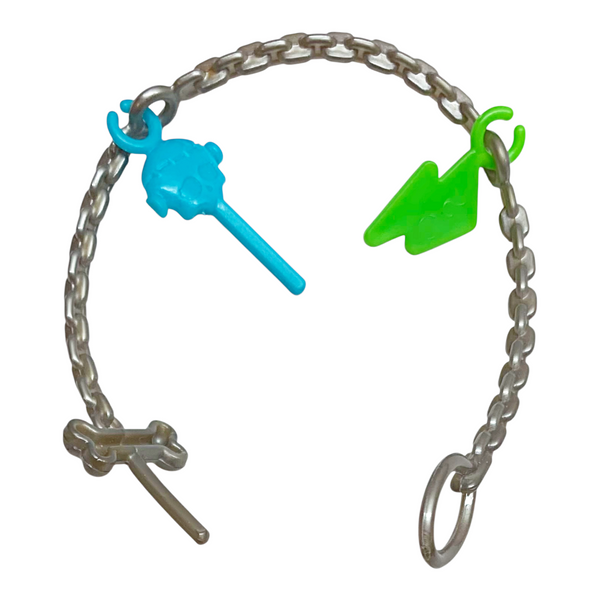 Monster High Secret Creepers Critters Pets Replacement Silver Leash For Whatzit