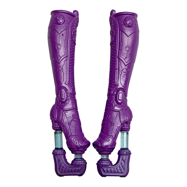Monster High Elle Eedee City Ghouls Boo York Doll Replacement Purple Tall Boots Shoes