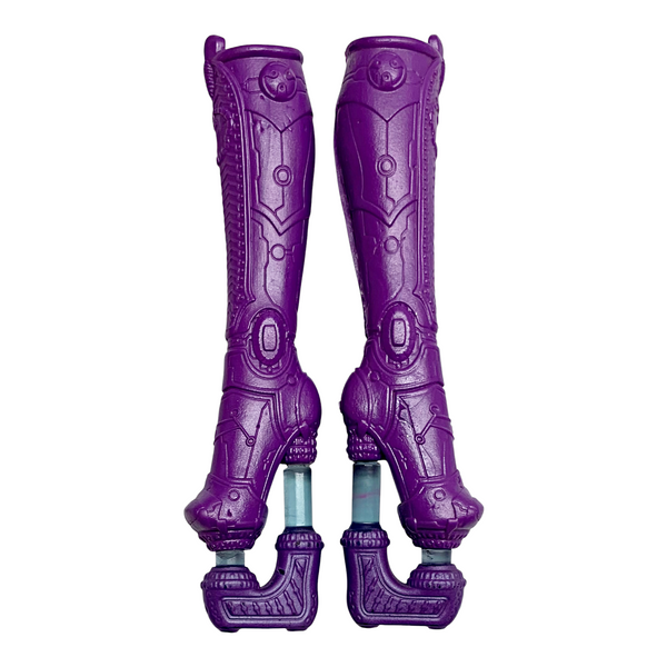 Monster High Elle Eedee City Ghouls Boo York Doll Replacement Purple Tall Boots Shoes