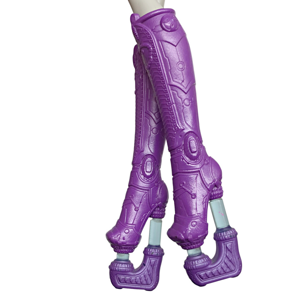 Monster High Elle Eedee City Ghouls Boo York Doll Replacement Purple Tall Boots Shoes