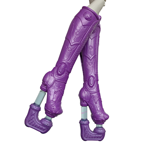 Monster High Elle Eedee City Ghouls Boo York Doll Replacement Purple Tall Boots Shoes