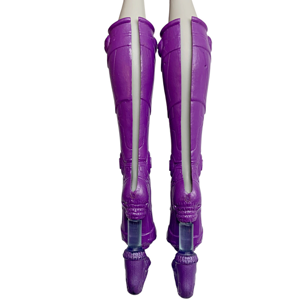 Monster High Elle Eedee City Ghouls Boo York Doll Replacement Purple Tall Boots Shoes