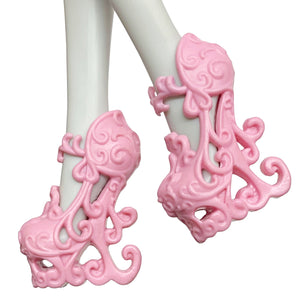Monster High Scaris Rochelle Goyle Doll Replacement Pink Scroll Shoes The Serendipity Doll Boutique Monster High Scaris Rochelle Goyle Doll Replacement Pink Scroll Shoes The Serendipity Doll Boutique