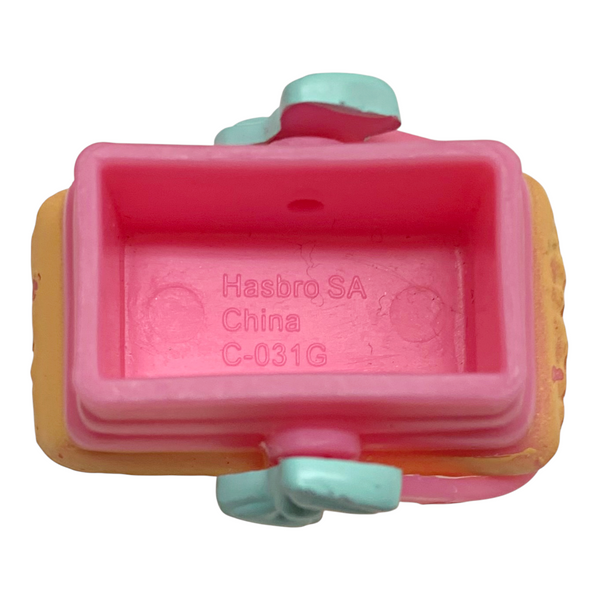 Littlest Pet Shop #2668 #2669 Bunny Rabbit Nap Time With Mommy Replacement Basket