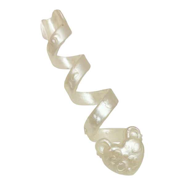 Zelfs Snowanne Snow Leopard Replacement Pearl White Hair Accessory