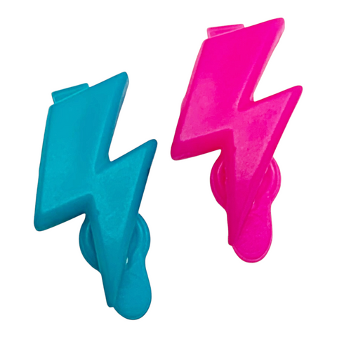 Monster High Frankie Stein G3 Doll Replacement Blue & Pink Lightning Bolt Barrettes