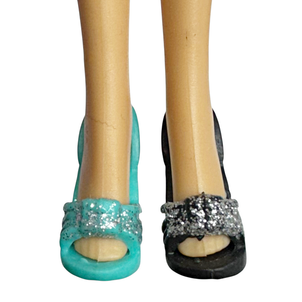 Mattel Doll Size Barbie Doll Style Shoe Charms